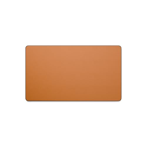 Leather Desk Pad Mat, Non-Slip Desk Blotter Pad - Desk Protector for Office, Home, Laptop, and Desktop - color: Tan, size: 24" x 14"