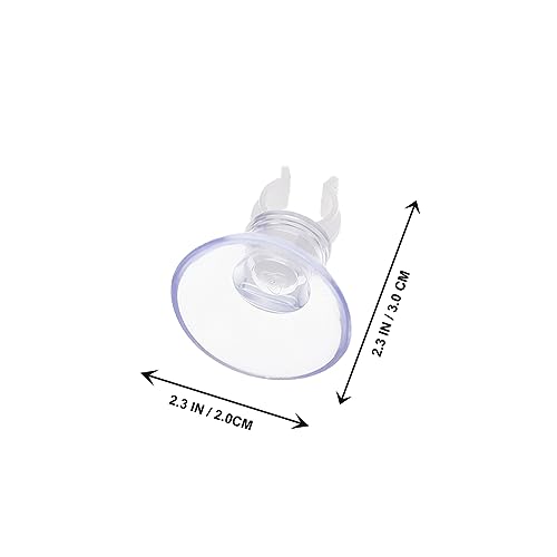Happyyami 20pcs Aquarium Fish Tank Hose Oxygen Pump Pipe Brace Oxygen Supply Easy Installation Water Clip for Fish Tank Accessories