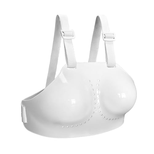 Womens Fencing Sports Chest Guards, Breathable Breast Protectors for, Breastplate with Adjustable Strap Breastplate Guard Protections Guard - size: X-Small
