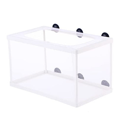 Happyyami Aquarium Mesh Fish Isolation Box Large Net Fish Tank Separator for Betta Aquarium