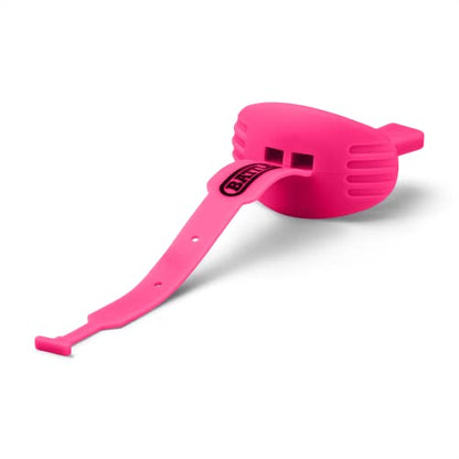 Battle Sports Speed Football Mouthguard with Strap - Oxygen Football Mouthguard Superior Airflow & Better Performance, Maximum Breathability - Neon Pink - color: Neon Pink