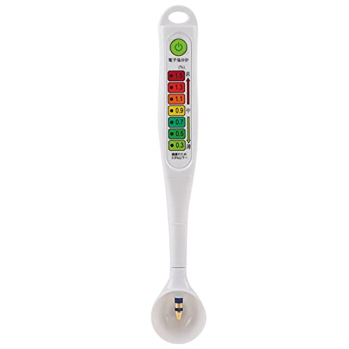 Mingzhe Portable Salinity Tester with LED Indicator Light for Accurate Salt Concentration Measurement in Aquariums and Food, Durable ABS Resin, 1 Unit