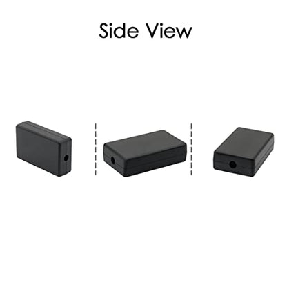 5Pcs ABS Plastic Electrical Project Case Power Junction Box, Project Box Black 2.4 x 1.4 x 0.7 inch (60 x 36 x 17 mm) - size: 2.4" x 1.4" x 0.7"(5pc)