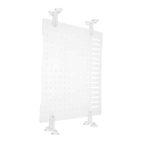 VICASKY Acrylic Aquarium Divider Fish Tank Isolation Board Suction Cups Partition Mesh for Baby Fish Separation Shrimp Isolation and Aquatic Tank Dividers