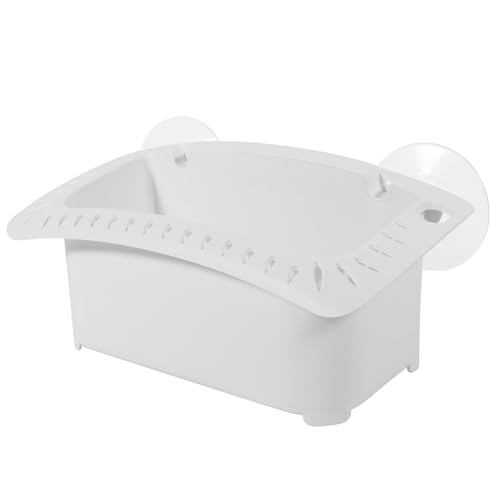 Five Oceans Boat Caddy Organizer, Suction Cups Mount, White ABS - Storage with Drainage, Knife, Plier & 26 Lure Holders for Boats, Pontoons, Fishing Boats, Kayaks - FO4786