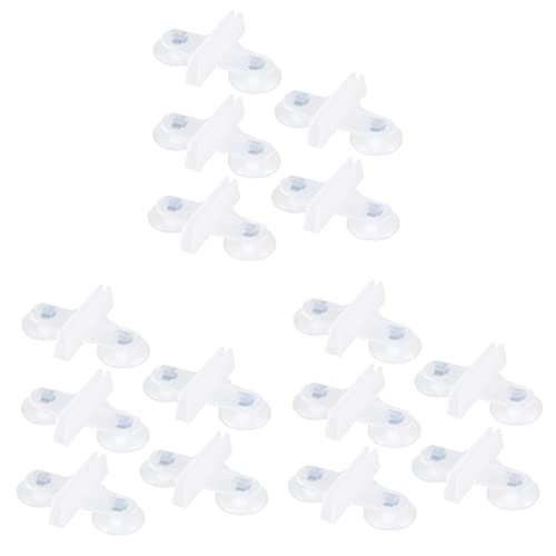 BESPORTBLE 3sets Aquarium Glass Suction Cup Divider Fish Tank Partition Sheet for Fish Tank 5pcs*3 - color: Whitex3pcs, size: mediumx3pcs