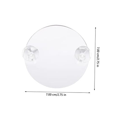 Ciieeo 10pcs Betta Fish Training Mirror Single Side Betta Tank Mirror Cup Floating Decorative Fish Tank Accessory for Play and Exercise