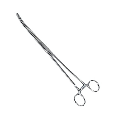 SurgicalOnline 2-Piece Curved & Straight 10" Hemostat Set - Stainless Steel Locking Tweezer Clamps - Ideal Hemostats for Nurses, Fishing Forceps, Crafts and Hobby - size: 10"