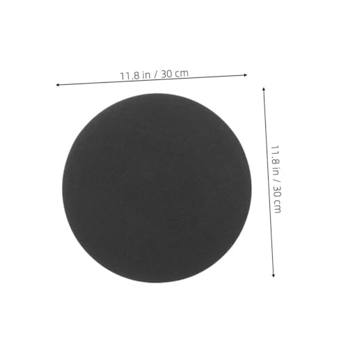 MERRYHAPY Round Cushion Pad for Fish Tank Non Slip Base Reduces Vibration Enhances Stability for Aquariums Micro Landscapes