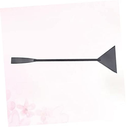 Mikikit Aquarium Plant Shovel Short Stainless Steel Shovel for Grass Waterweed Aquatic Maintenance Cleaning Tool
