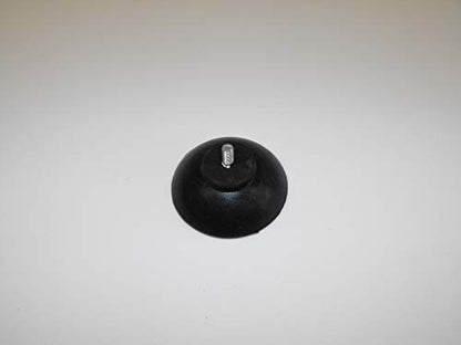 JL Missouri Parts 4X 3/8" #8-32 Screw in 1 3/4" Rubber Suction Cups, 5/8" Tall, Made in USA High Quaity Foot Isolator