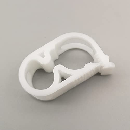 10PCS Plastic Tubing Clamps 6 Grades Adjustable Hose Flow Control Tube Clip Shut Off Laboratory Pinch Valve Syphon Pipe Holder for Brewing Beer Wine Making - size: for tube OD 1/4''-1/2'' (6-12mm)