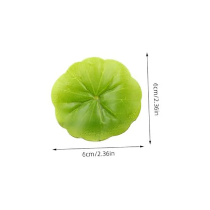 PRETYZOOM 30pcs Artificial Water Lily Leaves, Realistic Floating Water Lily Pads for Fish Tank, Aquarium, Pool, Home Decor, 2.36 Inches, Plastic