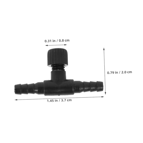 Cabilock 10pcs Shape Aquarium Air Valves Adjustable Plastic Regulators for Airline Tubing Sturdy Control Valves for Fish Tanks Efficient Oxygen Supply System