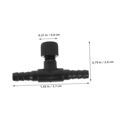 Cabilock 10pcs Shape Aquarium Air Valves Adjustable Plastic Regulators for Airline Tubing Sturdy Control Valves for Fish Tanks Efficient Oxygen Supply System