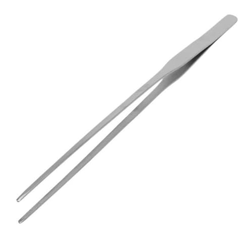 Aquarium Accessories Curved Aquarium Tweezers Aquarium Plant Shrimp Reef Tweezer Fish Tank Cleaner Stainless Steel Cleaning Tool
