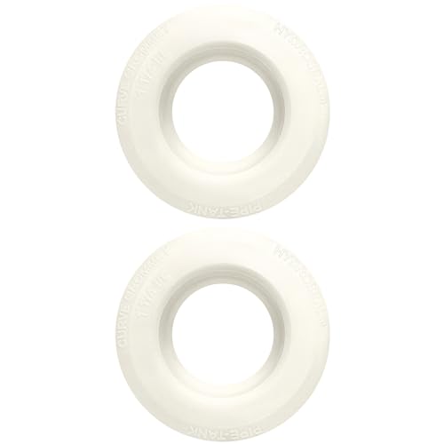 1 1/4 inch Hydroseal flexible tank adapter Bulkhead Fitting water tank adapter, High-Friction TPV Grommet Seal for Rain Barrels, Totes & Tanks, Easy Push-Fit Pipe Connector for rain barrel overflow - size: 1 1/4 inches-2Pcs