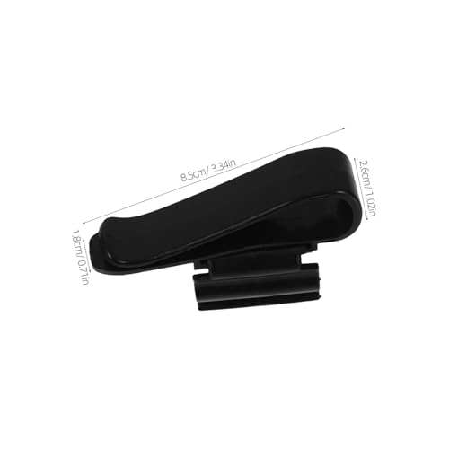6pcs Aquarium Tube Clamp Fish Tank Hose Holder Clip Filtration Hose Clip for Water Pipe Fixing Replacement - color: Black