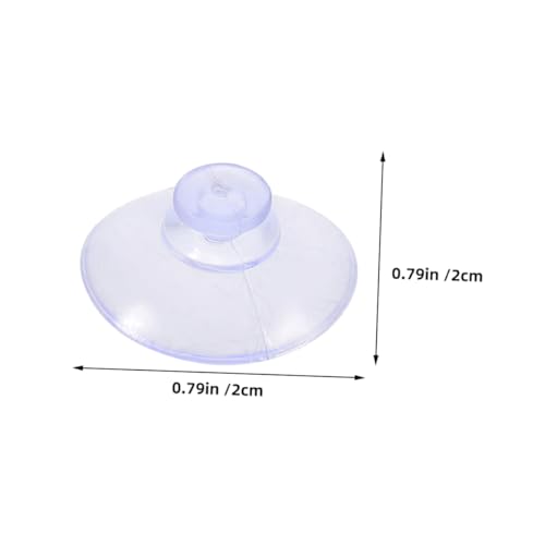 Homoyoyo 200pcs Suction Cup Towel Hooks for Glass Tabletop Suction Cups Adhesive for Aquarium Window Display