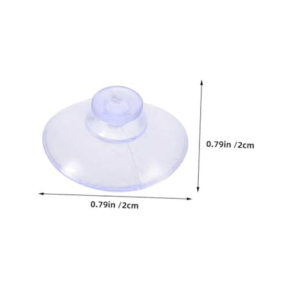 Homoyoyo 200pcs Suction Cup Towel Hooks for Glass Tabletop Suction Cups Adhesive for Aquarium Window Display