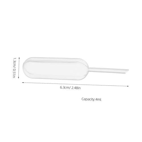 Ipetboom 100pcs Precision Plastic Pipettes Droppers Sample Transfer Pipettes Lab Liquid Measuring Droppers Storage Containers
