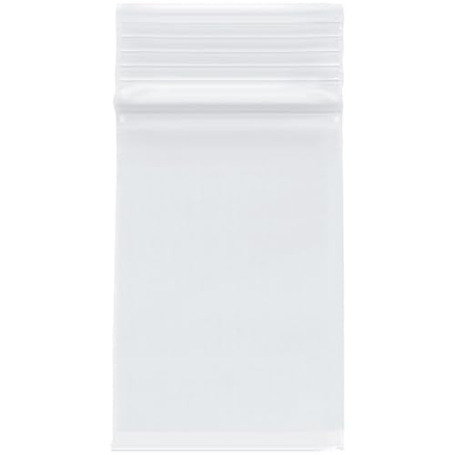 2" x 3" (Case of 1,000), 4 Mil Heavy Duty Plastic Reclosable Zipper Bags