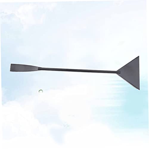 GALPADA Stainless Steel Sand Shovel for Aquariums Durable Plant Clipper Tool for Gravel and Substrate Maintenance for Freshwater and Tanks Black Finish