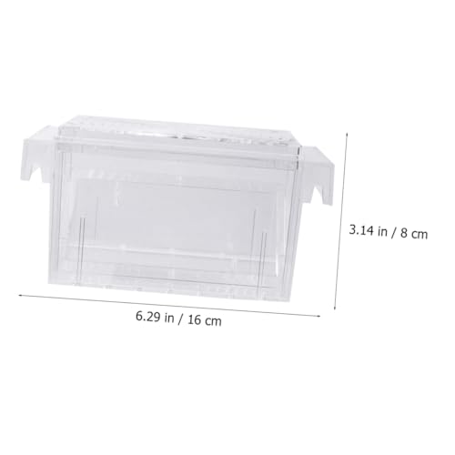 Beaupretty Breeding Box Acrylic Aquarium Fish Isolation Tank Hatching Incubator for Guppy Betta Fry Fish Tank Breeder Suitable for Aquarium