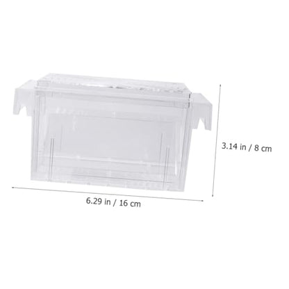 Beaupretty Breeding Box Acrylic Aquarium Fish Isolation Tank Hatching Incubator for Guppy Betta Fry Fish Tank Breeder Suitable for Aquarium