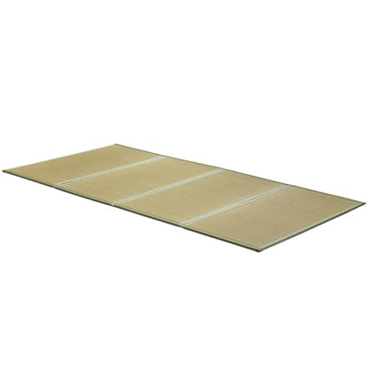 Natural Rush Grass Floor Tatami Mat,Twin, 79" x 39" x 0.5" - size: 3'3" x 6'7"