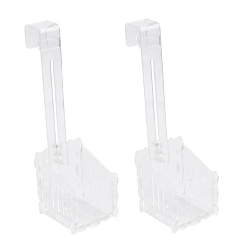 BESPORTBLE 2pcs Superior Acrylic Aquatic Planting Cup Water Grass Landscape Cups Fish Tank Plant Anchor Aquarium Decor