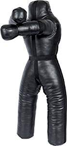 Jiu Jitsu Judo Punching Bag Grappling Dummy Standing Position Wrestling Throwing BJJ Dummy Jiu Jitsu Punching Bag Black -Unfilled - size: 59 inches (5 ft)