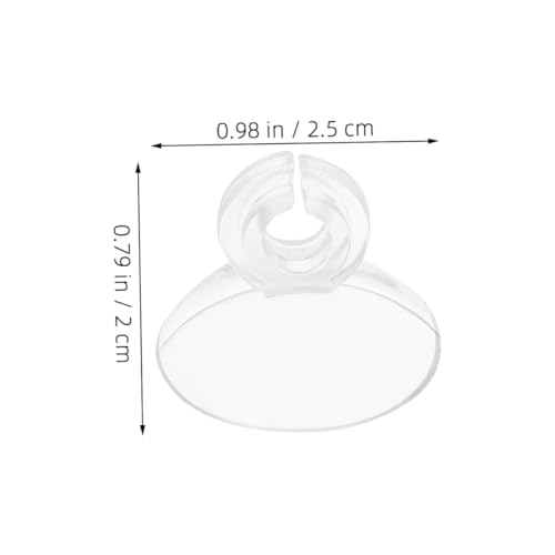 Abaodam 40pcs Soft Card Slot Aquarium Cup Clips for Secure Oxygen Tubing Easy to Install Fish Tank Hose Clamps Strong Hold and Convenient Fixation