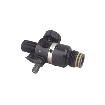 1pc Gas Cylinder Refill Rotatable Pressure Regulator Air Tank Soft Connector Adapter Valve for CO2 Diving Aquarium Accesories(Output 450psi M18) - size: Output 450psi M18