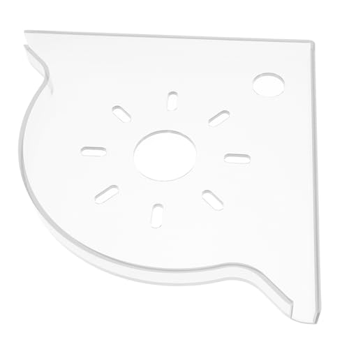 SUPVOX Fish Tank Corner Rack Corner Storage Shelf Plant Holder Aquarium Organizer Sturdy Triangle Stand Desktop Shelf - color: White