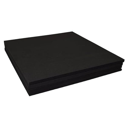 XCEL 4-Pack 12" x 12" x 3/8" Multi-Purpose Anti-Vibration Pads – Protection for Furniture & Appliances – Various Sizes and Thickness