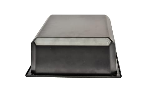 FR Black Plastic Storage Tub, 4.5"
