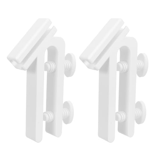 2pcs Fish Tank Hose Clip, 5 Gallons Bucket Hose Holder, Water Pipe Clamp Support for Aquariums and Household Storage, Tube Clip for Water Change Turtle Tank Use