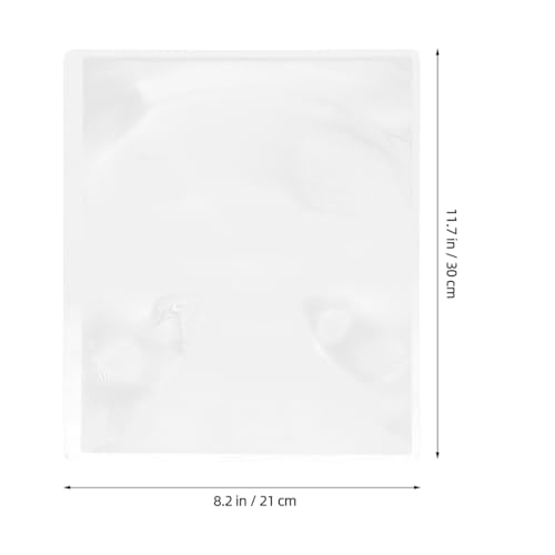 Didiseaon 4 Pcs 3X Magnifying Sheet for Reading 11.81 X 8.26 Inch Large a4 Page Magnifier for Seniors Reading Books Writing Drawing Portable Transparent Lens for Outdoor Use