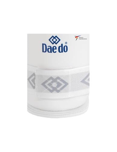 DAEDO WT Recognized Taekwondo Shin Guard, Officially Approved for International Competitions, Sizes S-XL, Lightweight and Durable Protection - size: X-Large