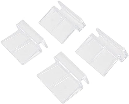 4Pcs Plastic Aquarium Fish Tank Glass Cover Clips Support Holders 6mm Lovely and professional