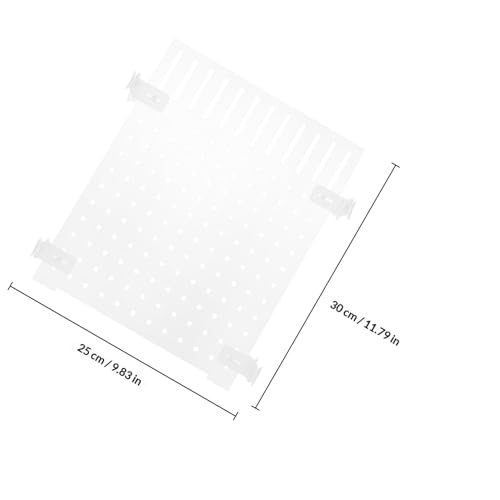 LALAFINA Acrylic Fish Tank Isolation Board with Suction Cups, Aquarium Divider Panel 25x30cm for Fish Breeding and Tank Separation
