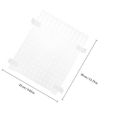 LALAFINA Acrylic Fish Tank Isolation Board with Suction Cups, Aquarium Divider Panel 25x30cm for Fish Breeding and Tank Separation