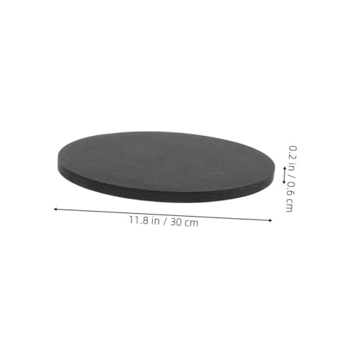 Kisangel Aquarium Self Leveling Mat Round Non Slip Soft Pad for Fish Tank Stabilization Shock Absorbing Cushion for Home and Office Aquatic Decor