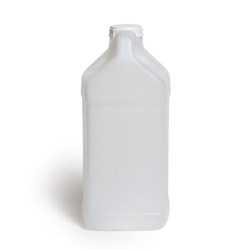 FastRack 2.5 Gallon Water Jug (Pack of 1) w/ 1 Black Rubber Cap Gripper | Reusable Plastic Jug with lid for Liquids | Heavy-Duty Water Container for Storage, Camping | BPA-Free Gallon Jugs with Lids - size: 1 Pack