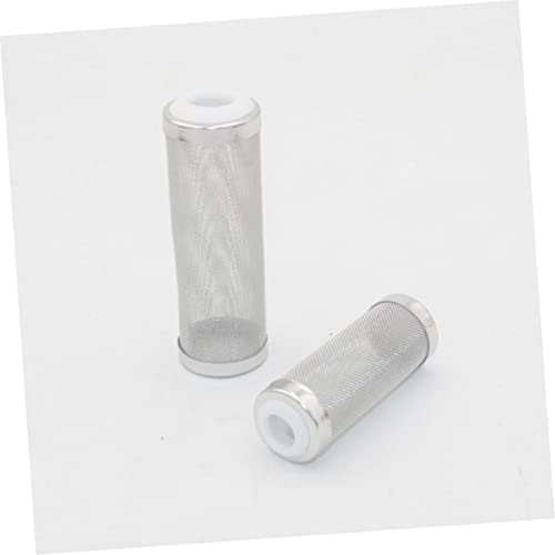 Ipetboom 9pcs Stainless Steel Fish Tank Inlet Cover White Prevents Young Fish from Being Sucked Filtering Net for Aquariums Easy to Install Protects from Debris