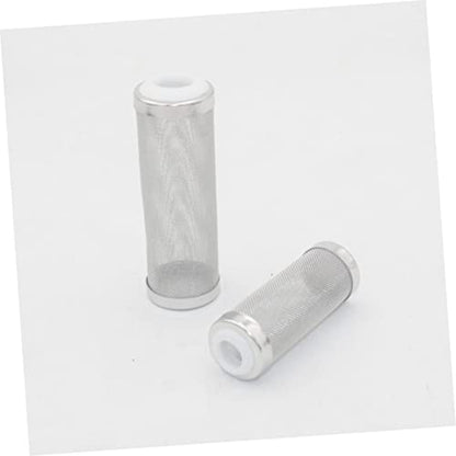 Ipetboom 9pcs Stainless Steel Fish Tank Inlet Cover White Prevents Young Fish from Being Sucked Filtering Net for Aquariums Easy to Install Protects from Debris