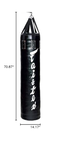 Fairtex HB6 Banana Heavy Bag, Muay Thai MMA Kickboxing Boxing Punching Bag - color: HB6 Banana Bag, size: Unfilled