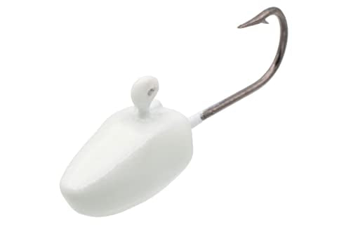 Eurotackle ESR Nano Tungsten Ice Fishing Jig Enhanced Sonar Return 2 Pack - color: White (Glow), size: 5mm - 1/16oz