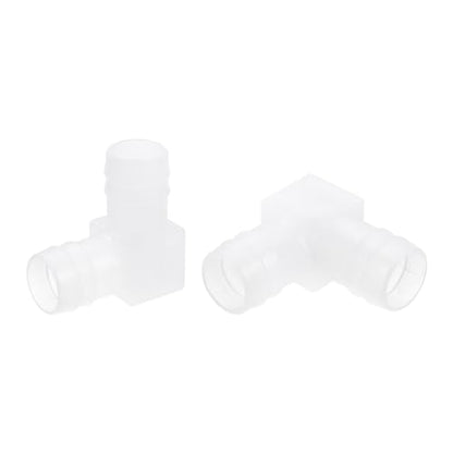uxcell 11/16" 90 Degree Elbow Hose Barb, 6pcs L-Shaped Aquarium Air Valve Connector Tubing for Fish Tank Pond Air Line - size: 11/16"